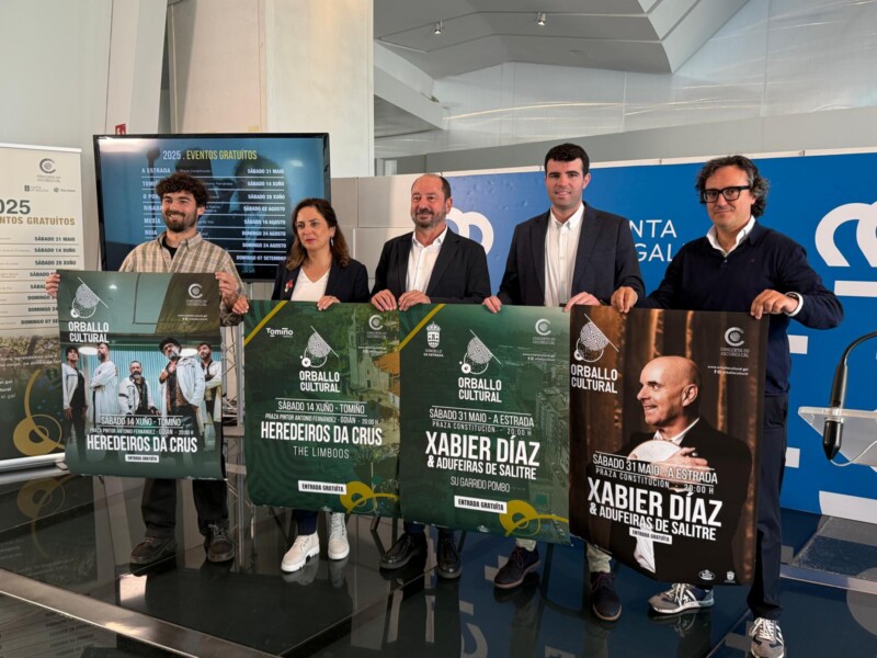 Fin de semana de música na Estrada: Xabier Díaz o sábado e Festival Os Arrieiriños, o domingo