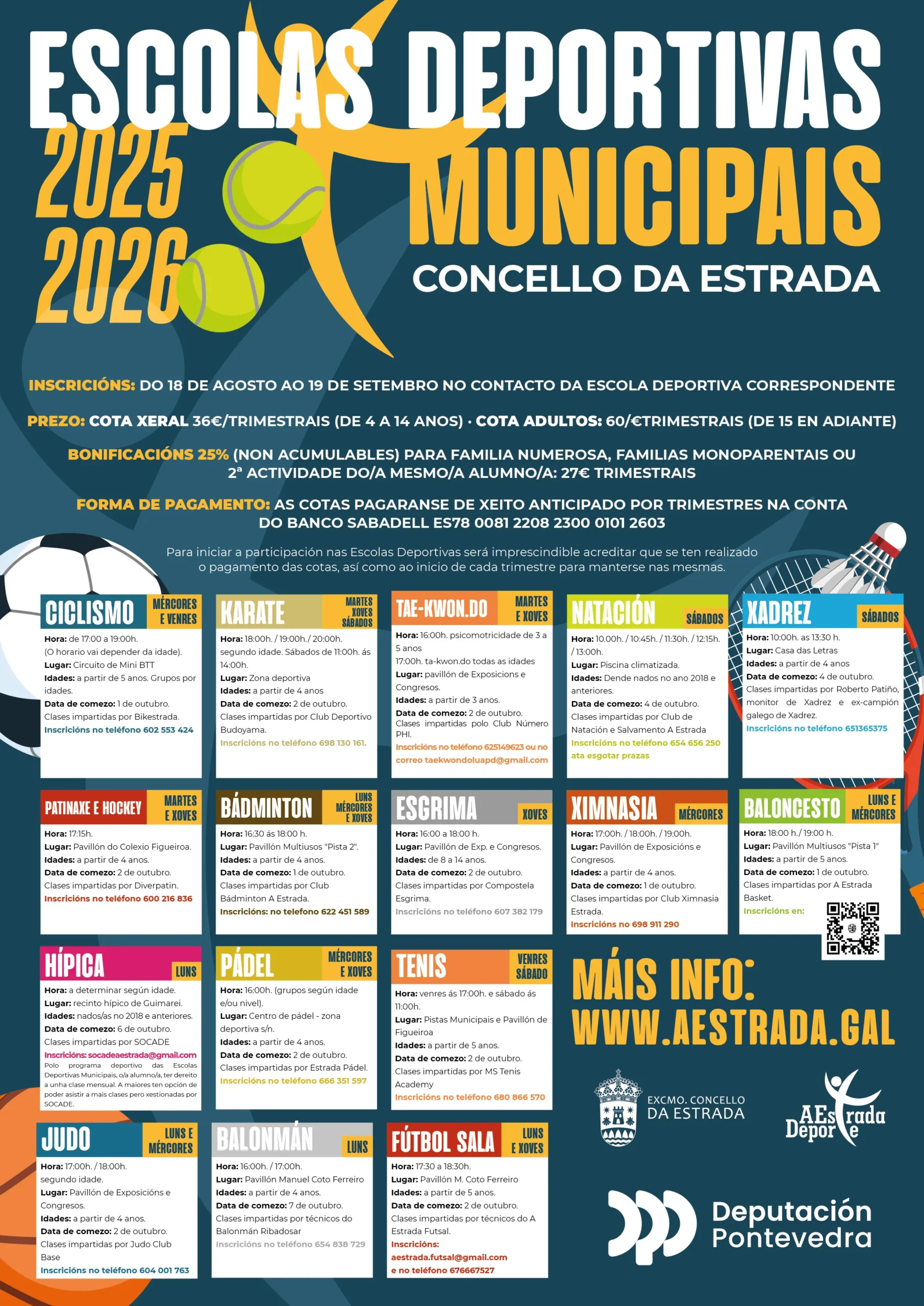 Escuelas Deportivas Municipales 2025-2026