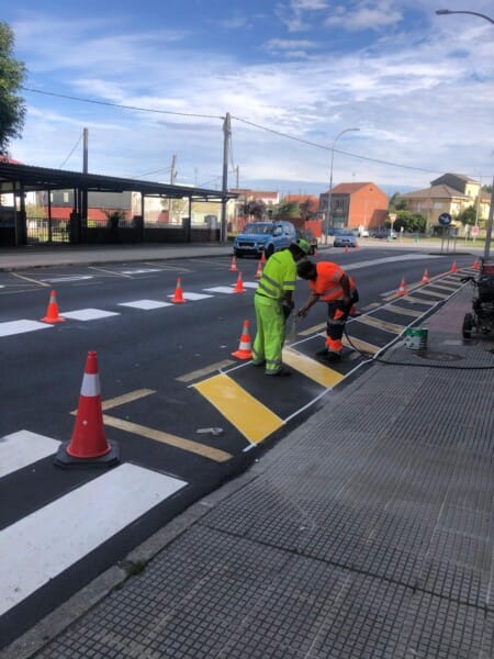 Mejora de la señalización horizontal en el casco urbano