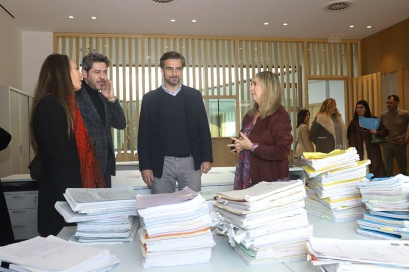 Traslado ao novo edificio xudicial da Estrada