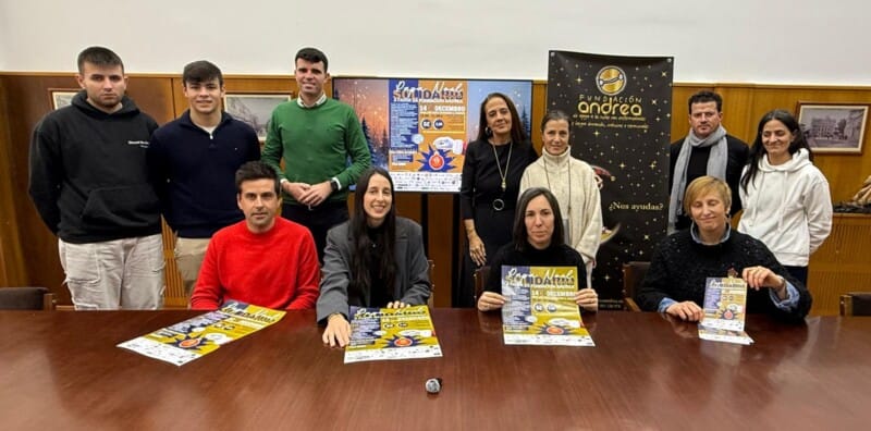 Papá Noel solidario a prol da Fundación Andrea