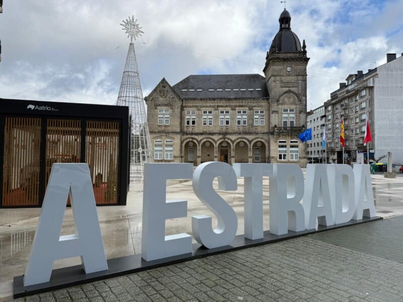 Novo “photocall” para a Praza da Constitución