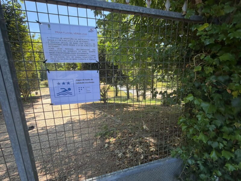 El Concello recibe los informes preceptivos para las comportas da playa fluvial de Liñares