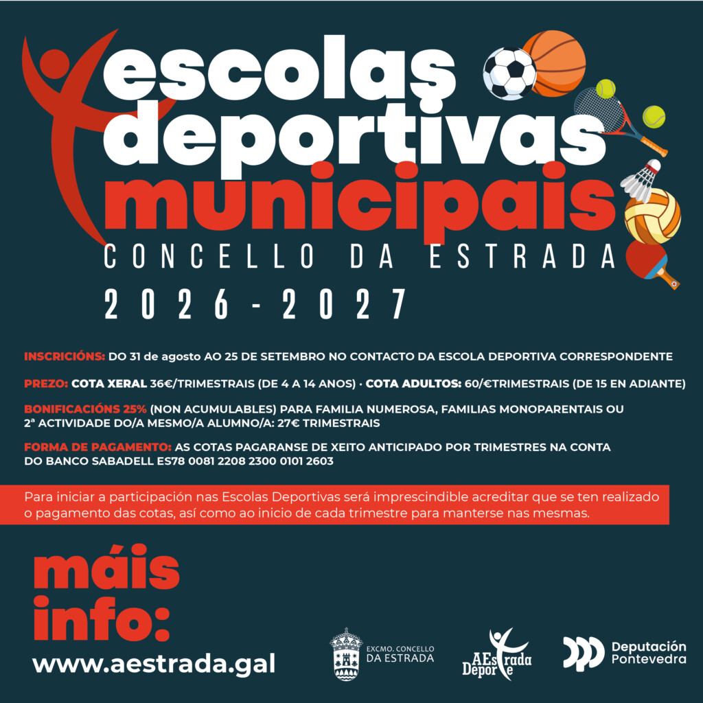 Escolas Deportivas Municipais 2026-2027